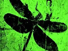 vintage lesbian monsters blowjob and fuck in retro dragonfly scene