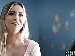 Rough pounding! Latina teen babysitter takes mature boss's monster cock doggystyle!