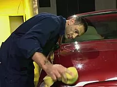 paige ashley sucks cock deep then rides it doggystyle in stockings and lingerie