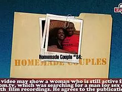 Black ebony milf with huge natural tits tries porn for the first time with her friend on camera.