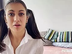 putalocura zorra francesca palma offers tight pussy to keep secret 🔥😈 cowgirl cum swallow