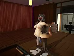 i'm inflating my furry cat pussy with dildos till it cums huge... oh god!!