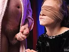 I'm furious my stepbrother tricked me into sloppy deepthroat suck with his taste game xsanyany