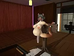 i'm inflating my furry cat pussy with dildos till it cums huge... oh god!!