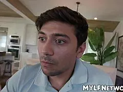 teacher milf tunes max and nade's tools in garage threesome