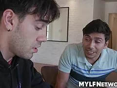 teacher milf tunes max and nade's tools in garage threesome