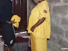 ranch landlady rides big black cock hard during farm inspection fuck