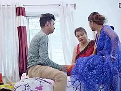 Desi Husband Guides Double Wife Threesome Satisfaction Tutorial