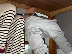 Public restaurant urge hits hard as she fingers herself wildly outdoors