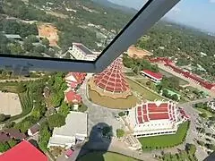 chiang rai looks wild from big buddha temple eyes thailand builds crazy spots <3 which one's yours?