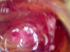 Microscope Reveals Real Pussy Orgasm Contractions with Sperm in Juices