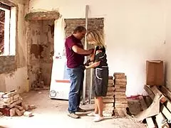 german milf with huge saggy natural tits bounces on workers cock cheating rough!