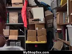 lp officer bends over shoplifting teen pussy on hidden cam