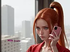 mila ai's loyal route turns into rough interracial gangbang creampie squirting frenzy