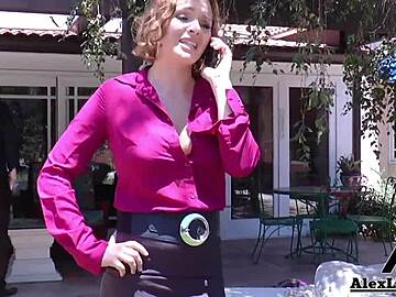 sexy krissy lynn got fucked hard by alex legends long dick in outdoor cowgirl 😍