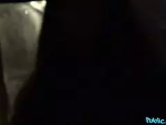 Beautiful Babe Kneels Outdoors for Cash