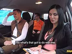 horny babe with massive jugs craves two thick rods