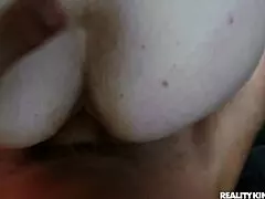 Naughty Petite Sucks And Rides Big Cock In Car!