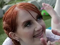 seductive teen redhead, are you saying you want me to please you tonight?