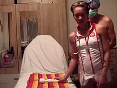 Hey, check out young russian doctor kabayeva examining and fucking her new client with anal sex toys