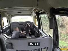 I lose control watching this businesswoman strip her outfit, revealing tattoos and perfect tits.