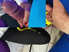 Semen retention turns into intense cbt for extreme ecstasy with this couple