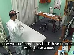 super horny doctor examines patient
