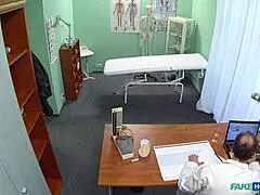 Doctor seduces slim patient into missionary and doggystyle fucking at hospital