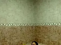 Mexican Prostitute in Jacuzzi Bath with Unfaithful Big-Ass Partner Enjoying the Moment