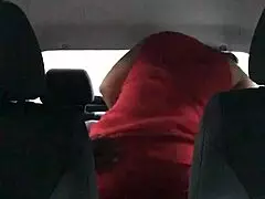 Fucking my friend's mom hard in the car with HandsomeDevan