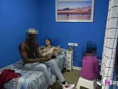 i filmed my shy brunette friend banging her black boyfriend at home, it was so interracial and hot